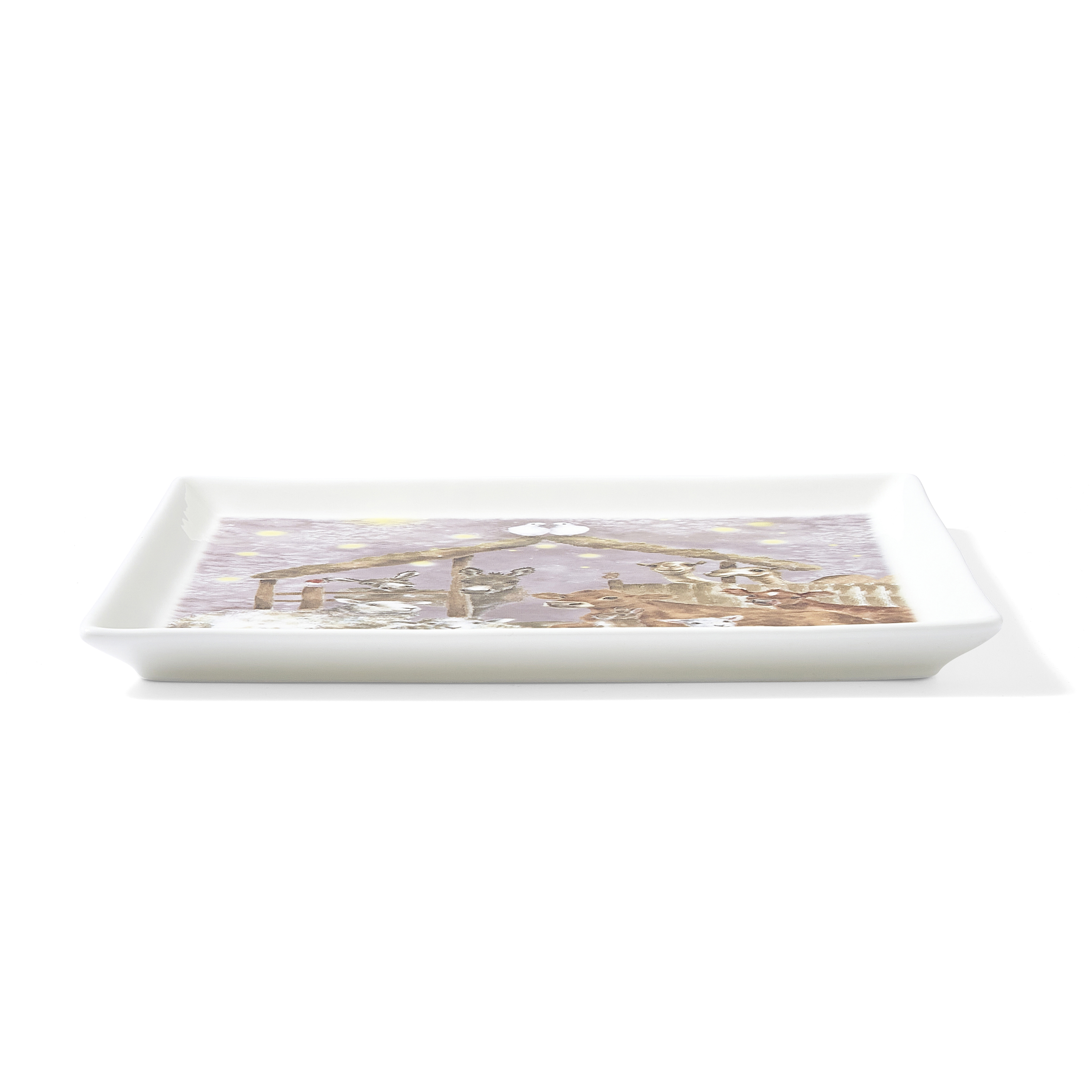 Silent Night Square 9 Inch Plate (Assorted) image number null